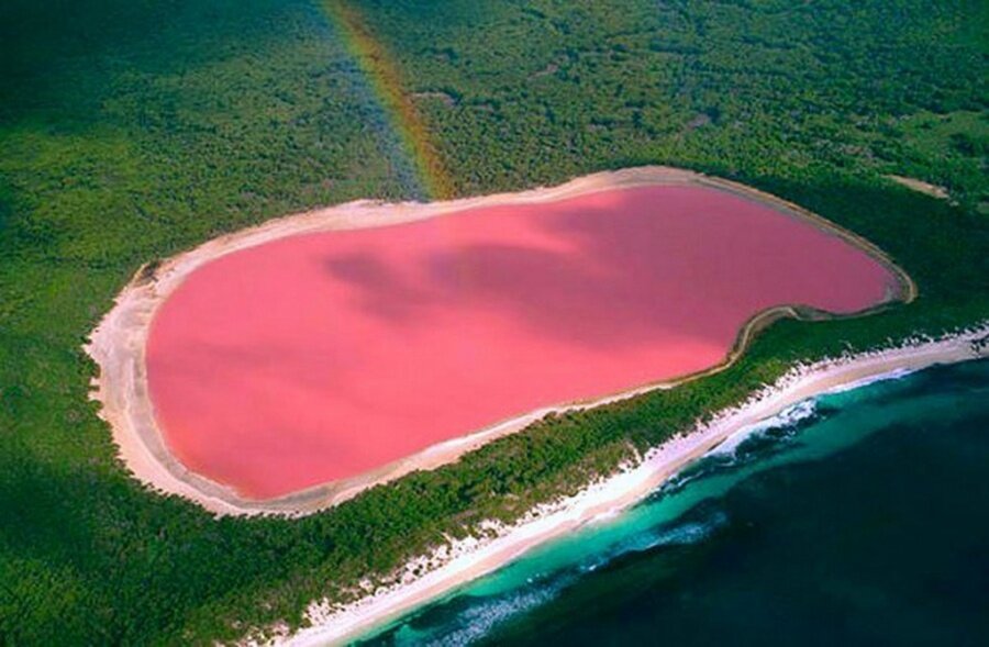 Pembe göl - Avustralya