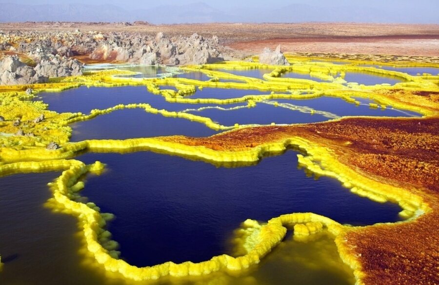 Dallol volkanı - Etiyopya