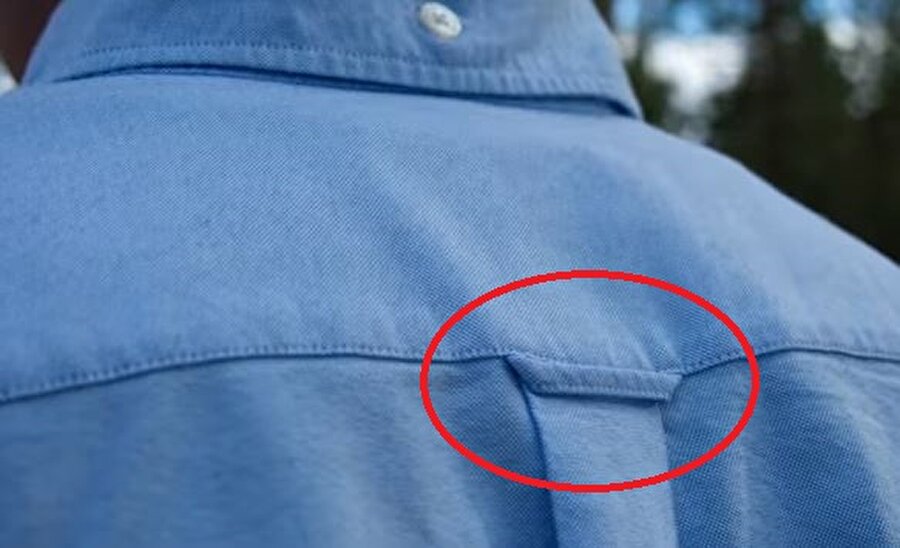 Gömleğin arkasındaki halka

                                    1920'li yılların başında işçilerin gömleklerine eklenen bu halka, tamamen asma işlemini kolaylaştırmak için. Bu noktadan asılan gömleklerin daha az kırıştığı da bir diğer kritik gerçek.
                                