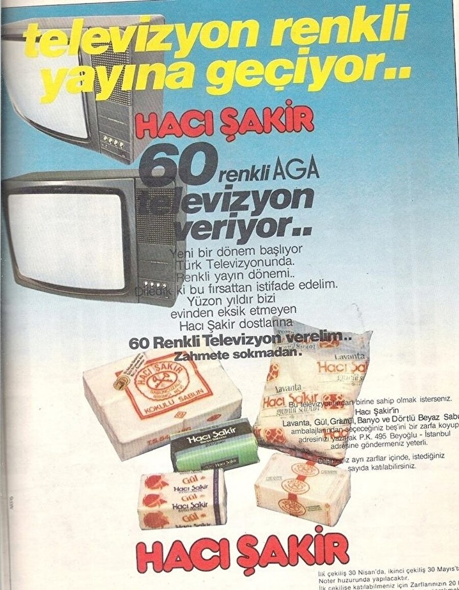 Zahmete sokmadan 60 renkli televizyon Hacı Şakir'den verdik gitti