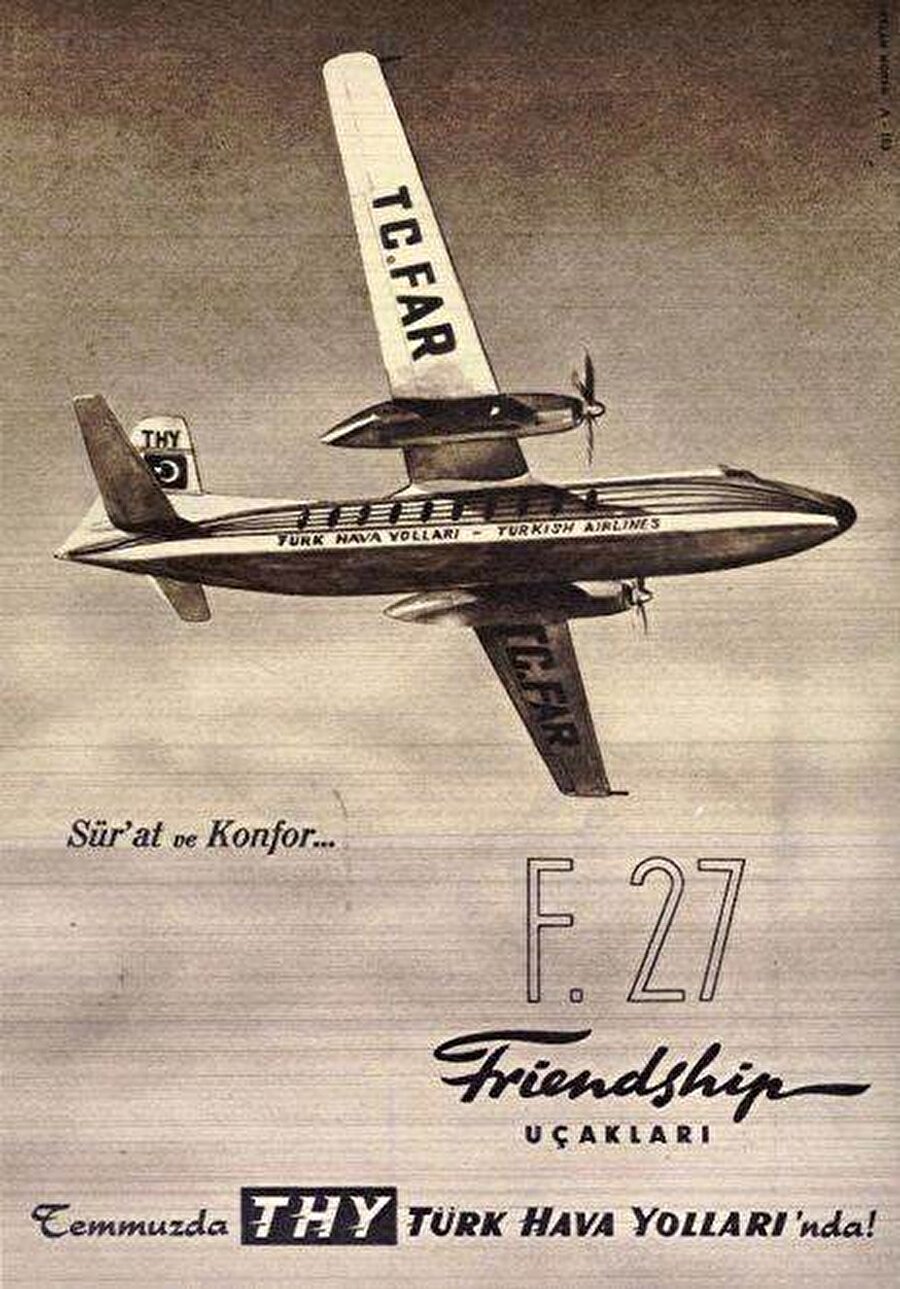 Türk Hava Yolları o yıllarda da havalı