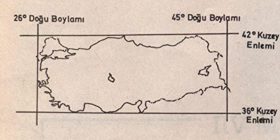 Türkiyenin enlem ve boylamı

                                    
                                    
                                    Türkiye 36° - 42° Kuzey enlemleri, 26°-45° Doğu boylamları arasında yer alır.
                                
                                
                                