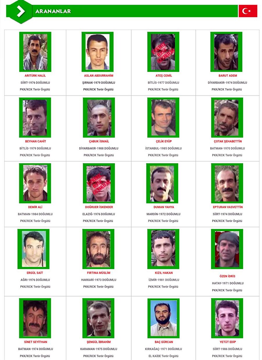 Yeşil listedekiler için 1 milyon TL