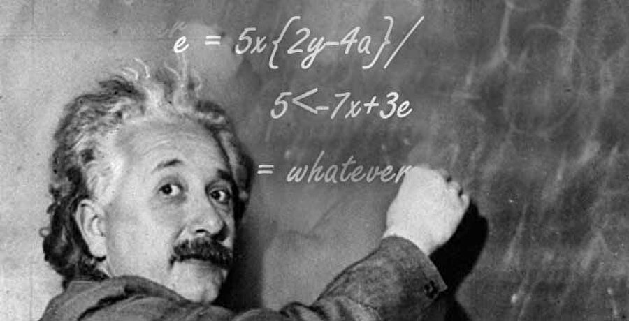 Einstein ve matematik 
Einstein'in matematikten kaldığı iddiası tamamıyla çarpıtmadır. Sadece bir okulun giriş sınavında başarısız olmuştu fakat matematikte uzmandı.