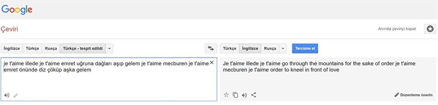 Fransızca kaba, yoksa ohooooo

                                    
                                