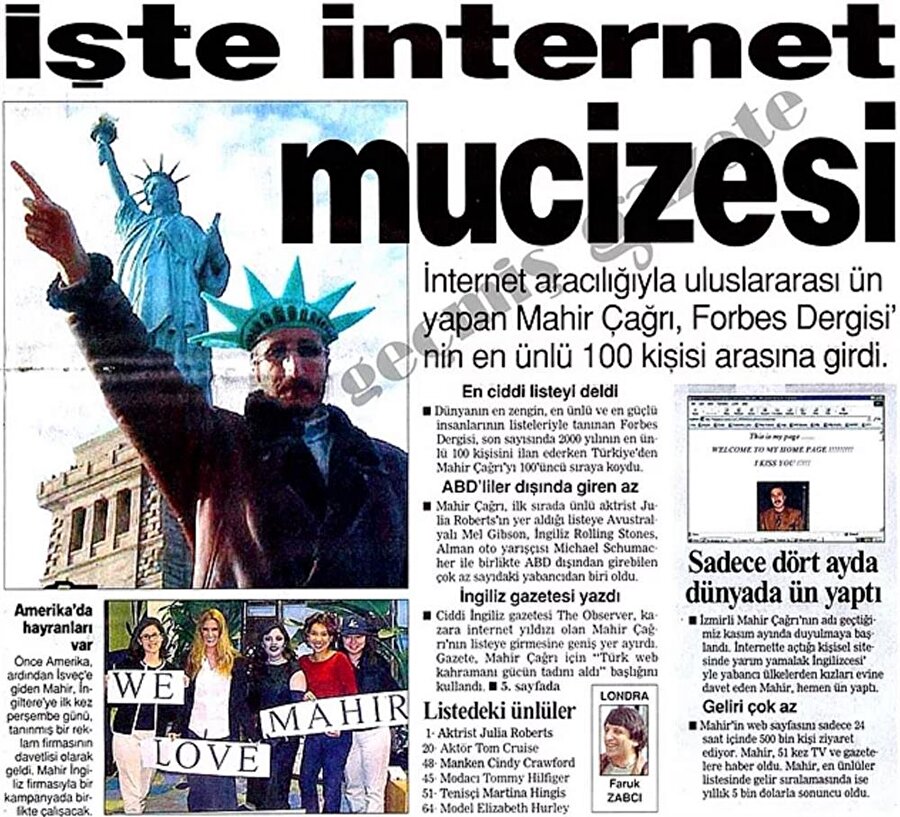 İnternet tarihinin ilk bloggerlarından biri olan Mahir Çağrı, farkında olmadan tüm sosyal medya hesaplarının temellerini attı.

                                    
                                    
                                    
                                
                                
                                