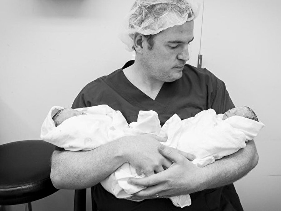 Doğumları aynı, onlar farklı 
Şu anda 10 aylık olan ikizlerin boyu, kilosu ve kan grupları da farklı.