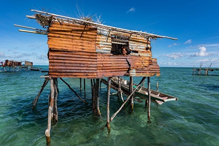 Zamanla adalardan kestikleri ağaçlarla okyanus üzerinde elverişli buldukları yerlere evlerini inşa ediyorlar. 
