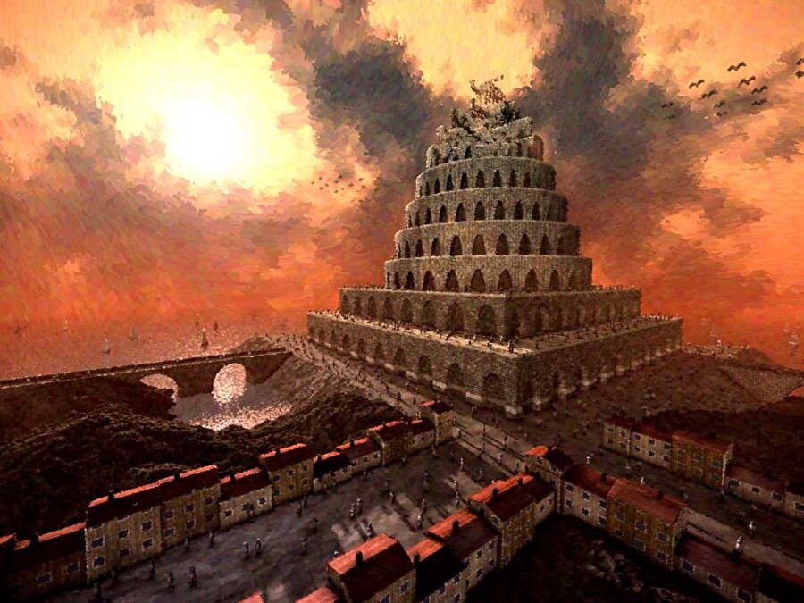 Dunya Uzerinde Farkli Dillerin Konusulma Nedenini Aciklayan Bir Efsane Babil Kulesi