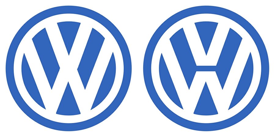 Volkswagen logosundaki V ve W harfleri birleşik değildir

                                    
                                