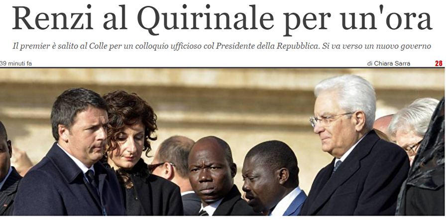 - Il Giornale 
Berlusconi ailesine ait Il Giornale gazetesi ise katılım oranının yüksek olmasından hareketle "Tüm ülke hükümete isyan etti" diye yazdı. Il Giornale, sonuçları "Berlusconi'nin intikamı" olarak nitelendirdi.