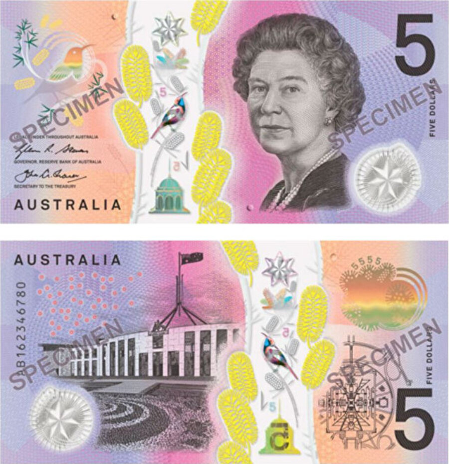 5 Avustralya Doları
