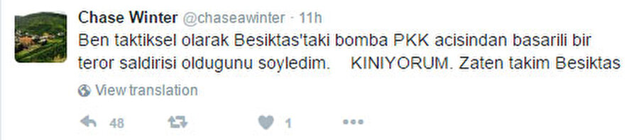 DW muhabiri, tepki alınca tweetini silip Türkçe açıklama yaptı

                                    
                                    
                                    DW muhabiri, tepki almasının ardından atmış olduğu bu tweeti silerek PKK'yı övmek istemediğini savundu ve Türkçe tweeti attı.
                                
                                
                                