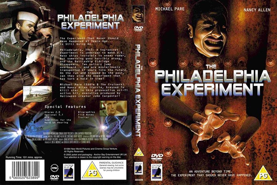 Bonus: Yönetmen koltuğunda Stewart Rafill’ın oturduğu Philadelphia Experiment isimli 1984 yapımı film bu olayları anlatmaktadır.

                                    
                                    
                                    
                                    
                                    
                                    
                                    
                                
                                
                                
                                
                                
                                
                                