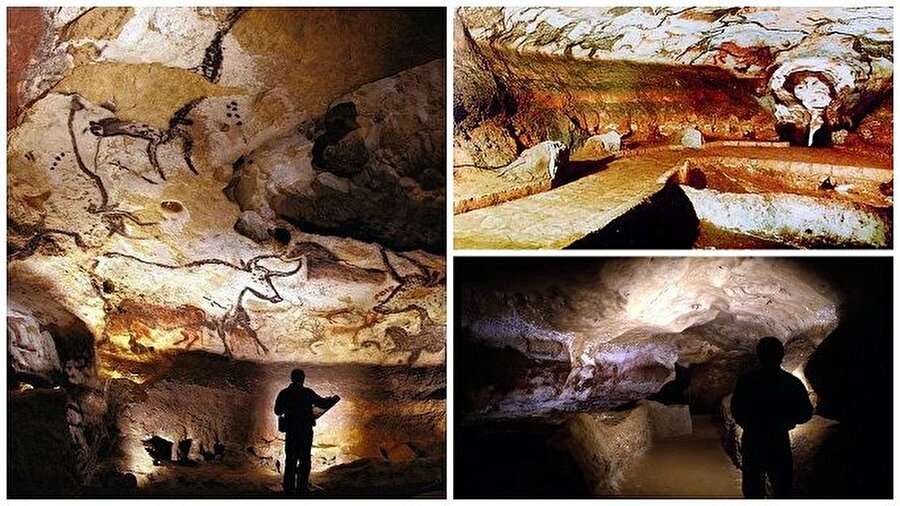 Fransa’daki Lascaux Mağaraları
Güney Fransa'nın Dordogne sırtlarında, tarih öncesi dönemlerden kalma mağaralardır. 1940 yılında kaybolan bir köpeği arayan dört çocuk tarafından bulunan mağaralar sonrasında ziyaretçilere açılmış ancak duvar resimlerindeki renklerin solmaya başlamasıyla 1963'te halka kapatılmıştır. İçinde Eski Taş Çağı'na ait tuhaf çizimlerin olduğu 20.000 yıllık bu mağaralara şimdilerde sadece özel seçilmiş birkaç araştırmacı girebilmektedir.