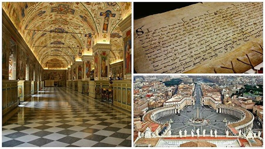 İtalya’daki Vatikan’ın gizli arşiv odası
Vatikan aslında politikası gereği 75 yılı doldurmuş belgeleri insanlığın bilgisine sunuyor. 1881 yılına kadar belirli akademisyenler ve bilimsel araştırmalar için kapılarını açan Vatikan'ın gizli arşivlerine şimdiler de ulaşmak mümkün değil.
Kaynak: yolvemacera