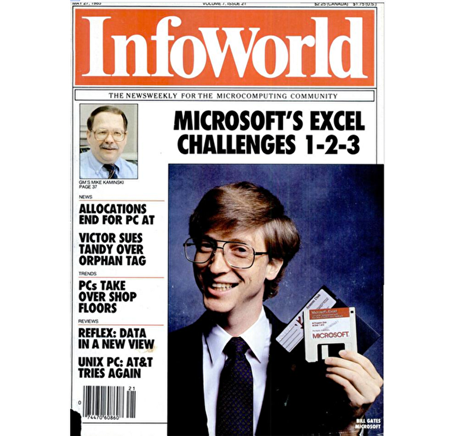 
                                    
                                    1984 yılında InfoWorld'ün yaptığı açıklamaya göre, Microsoft'un 55 milyon dolarlık satışla yazılım endüstrisinde en etkili firma olduğu açıklandı.
                                
                                