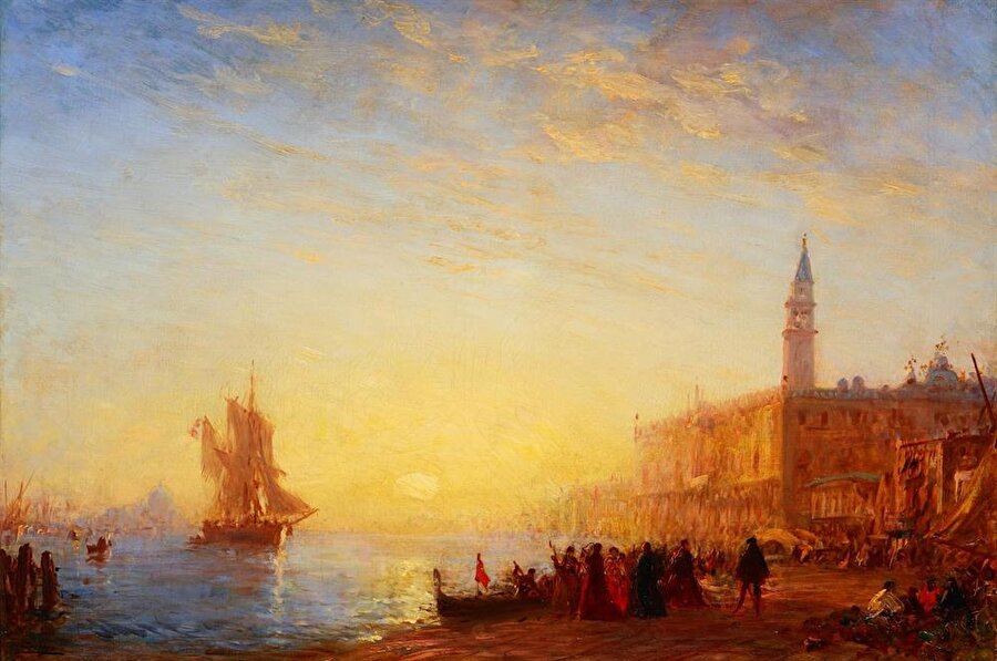 Renk ve uyumun şehri
Canaletto ile büyük üslup farkı olmasına rağmen Venedik betimlemeleri için “Modern Canaletto” olarak tanınan bir diğer sanatçı Felix Ziem ise 1856'da İstanbul'a girişinde “Bu şehirde aradığım sıcaklığı buldum, gözleri okşayan pitoresk ve değişik renklerle biçimlerdeki uyumluluğu keşfettim.” der. 

İzlenim ve renk arayışı içinde olan sanatçının Boğaz betimlemelerinde, ateşli renk ışınlarının yansıması ve hareketli fırça darbeleri arasında cisimlerin gerçek görüntüleri yok oluyordu.