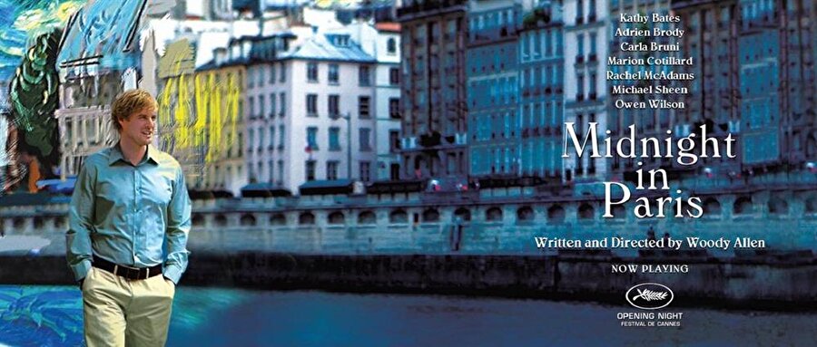 Midnight in Paris (Paris’te Gece Yarısı)

                                    Paris'e iş için gelen bir ailenin yaşantısını anlatan filmde özellikle başrol oyuncumuz olan damat adayının başından geçen olaylara dikkat çekiliyor. Şair ruhlu adamın Paris sevgisini derinden işleyen bir film.
                                