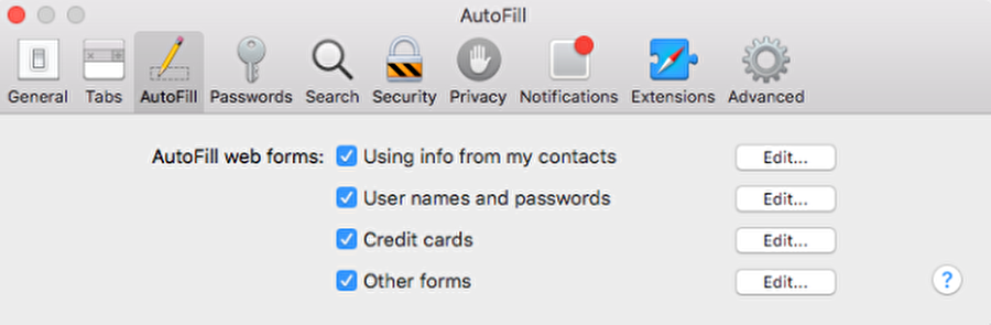 Safari'de formu otomatik doldurma nasıl kapatılır?
Bu işlemi gerçekleştirmek için ilk olarak "Settings" yani "Ayarlar" kısmına erişmek gerekiyor. Akabinde ekstra bir güvenlik önlemi almak amaçlı "AutoFill" bölümü üzerinden kişisel bilgiler, şifre, kredi kart ve diğer formların otomatik doldurulma seçeneklerinin tamamını kaldırabilirsiniz. Ancak dilerseniz yalnızca kredi kartı kısmındaki onayı da kaldırarak hacker'ların hedefi olmaktan çıkabilirsiniz.