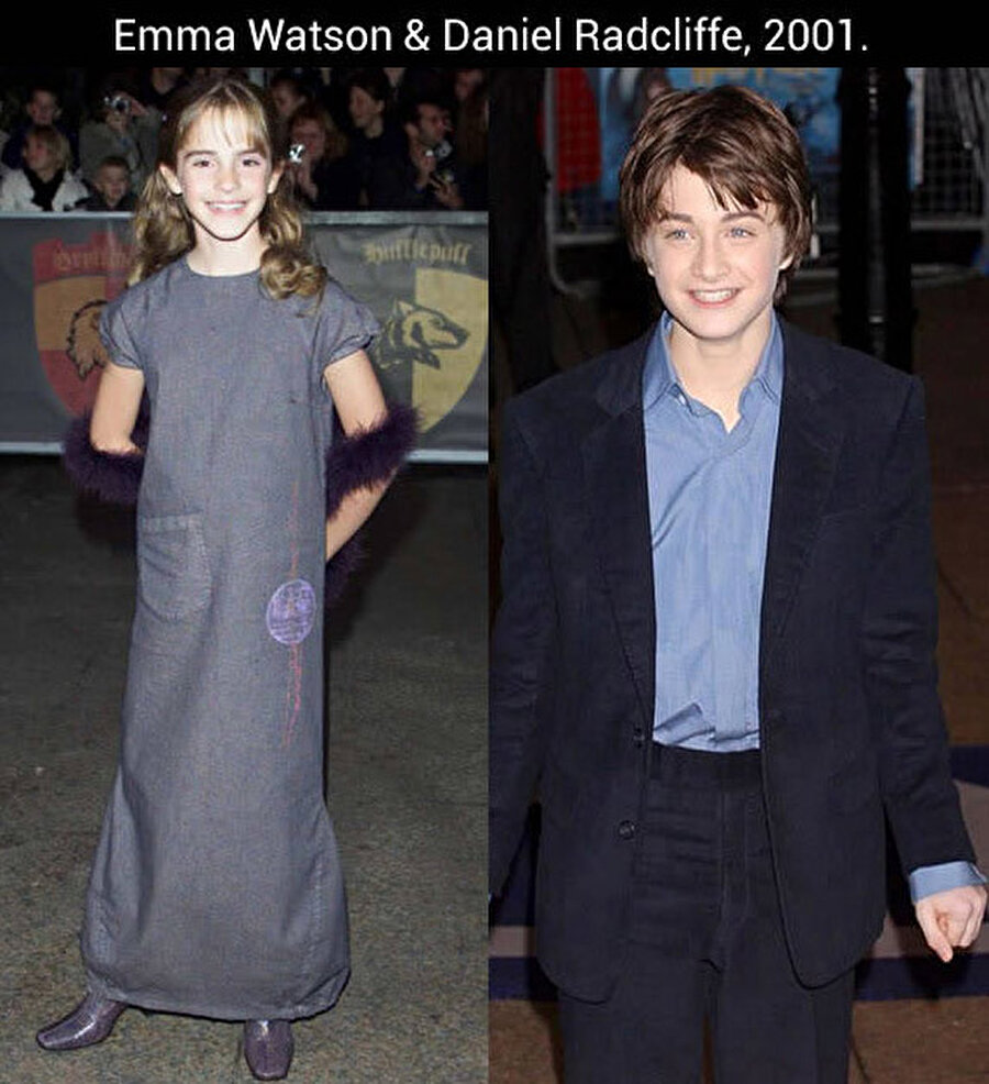 Emma Watson & Daniel Radcliffe (2001)
