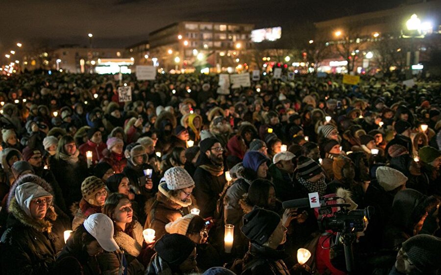 Kanada'da cami saldırısında ölenler için anma törenleri düzenlendi