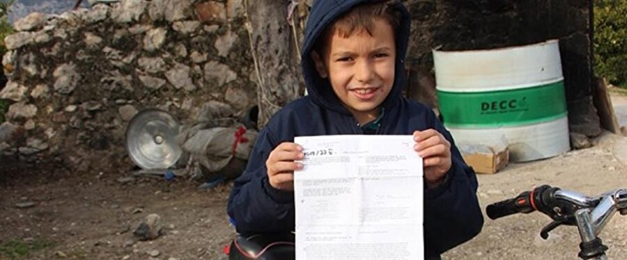 8 yaşındaki çocuğa haciz şoku