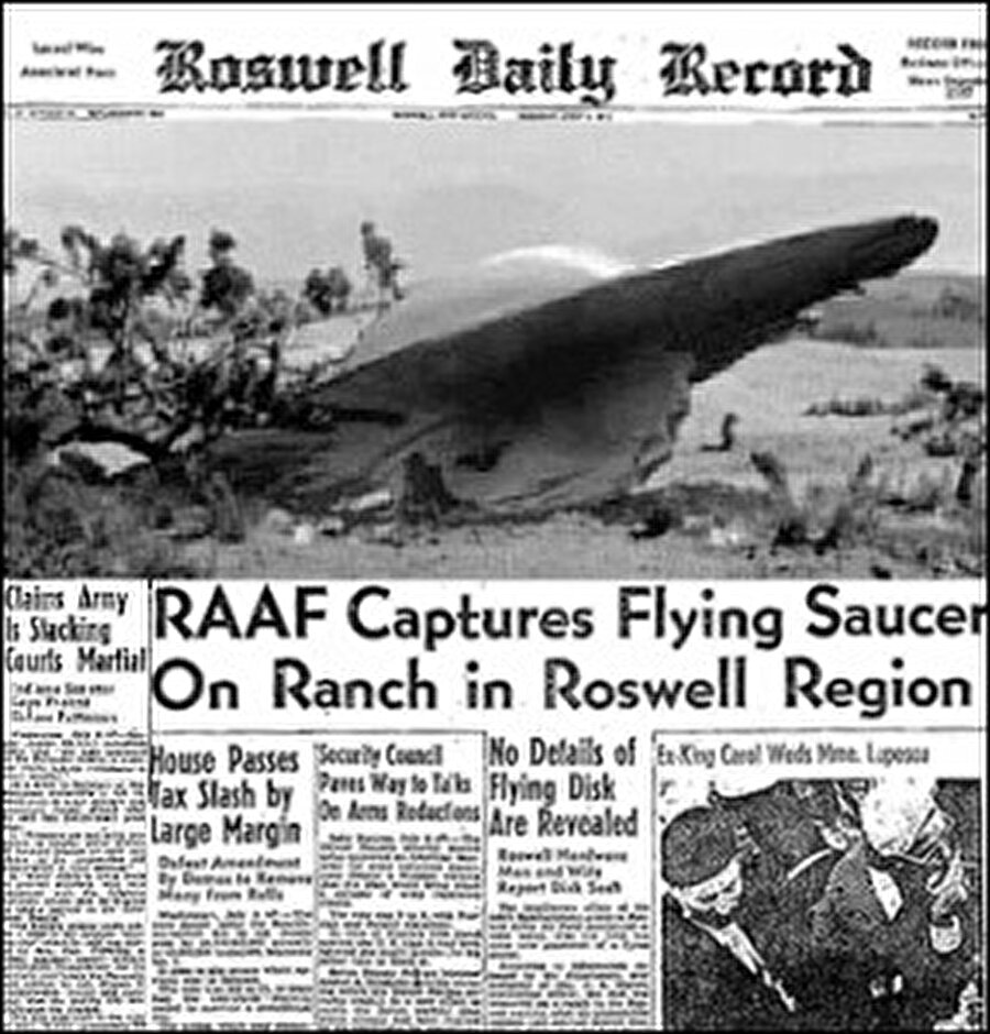 Nedir bu UFO kazası? 

                                    
                                    
                                    
                                    
                                    Roswell UFO kazası, 8 Temmuz 1974'te ABD'nin New Mexico Eyaleti'nde gerçekleştiği iddia edilen olaydır. Hükümet öncelikle Roswell Kasabası'na meteor düştüğünü açıklamıştır. Ancak kasabalılar yere düşen cisimlere bir türlü anlam verememiştir. Buradan toplananlar ise incelenmek için 51. Bölge'ye taşınmıştır. 
                                
                                
                                
                                
                                