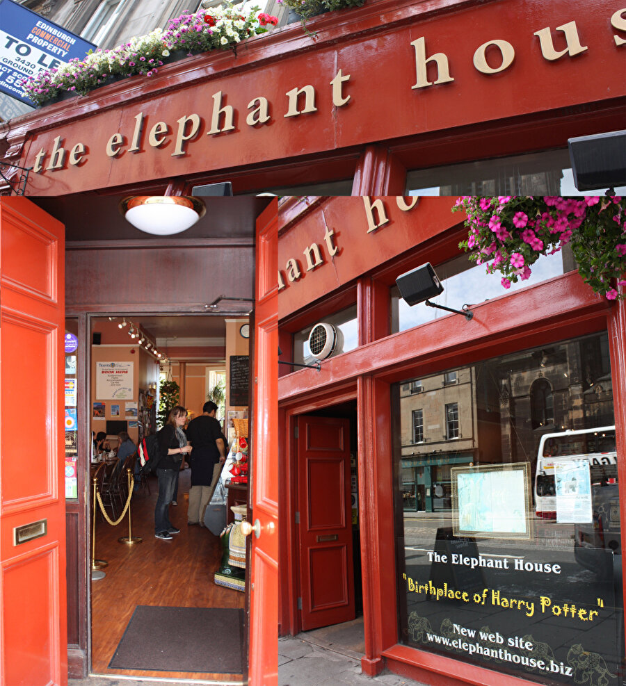 J.K Rowling’in Konforlu Kafesi:

                                    Fil Evi olarak da bilinen Edinburgh'taki bu kafede, ünlü Harry Potter serisinin başlangıcı kaleme alındı. Rowling, kafenin arkasındaki odada oturdu ve ona ilham veren şehrin kalesine baktı.
                                