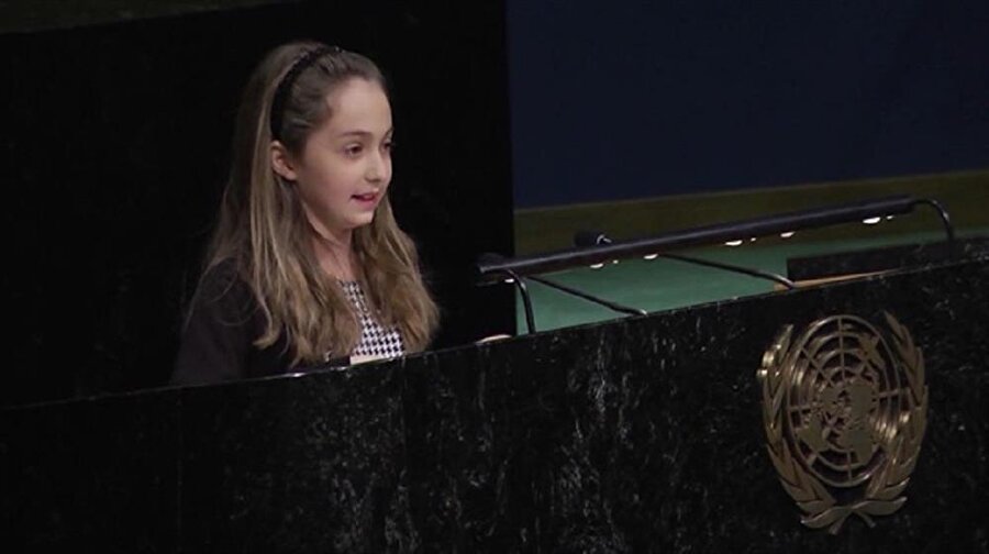 Talya Özdemir'in 'kızların bilime yönelmesi' üzerine söylediği sözler BM Genel Kurulu'nda büyük beğeni topladı.

