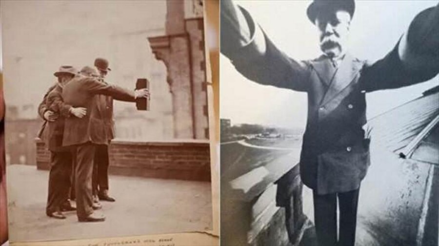 Bonus 2: İşte 1909 yılında çekilmiş dünyanın ilk Selfie'si
2013 yılının kelimesi Selfie seçilse de, ilk selfie'nin 1909 yılında çekilmiş olması sizi oldukça şaşırtacaktır. Oldukça eski bir kamera yardımıyla çekilen bu fotoğraflara bakılacak olursa herhangi bir fotoğraf filtresi kullanmalarına da gerek kalmamış! 