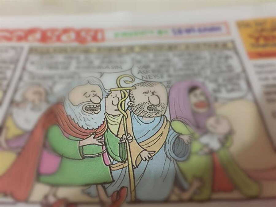 Hz. Musa'ya çirkin karikatür