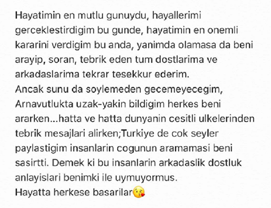 Sosyal medya paylaşımı