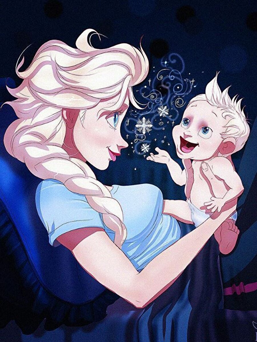 Disney'in ünlü prensesleri. 