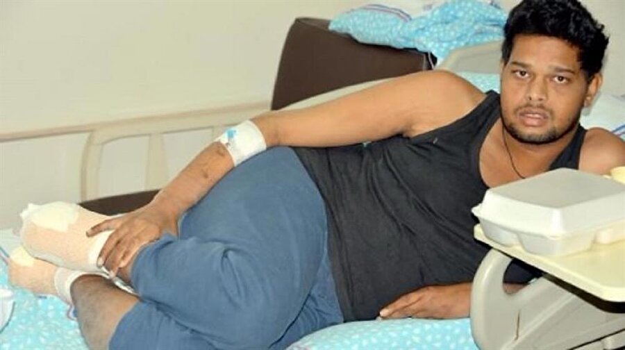 Ağrı Dağı eteklerinde soğukla mücadele etti, ayak parmaklarını kaybetti.