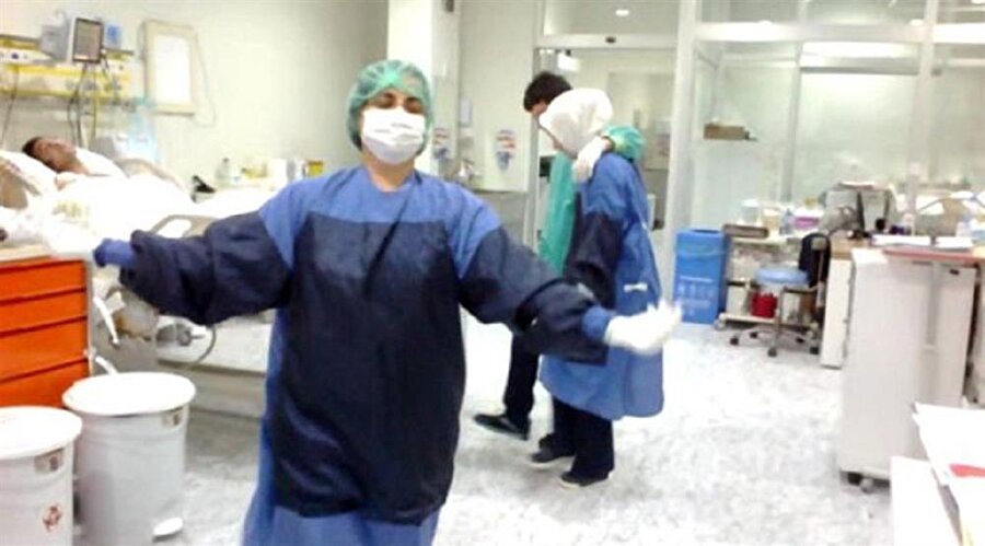 Antalya'da bir özel hastanenin yoğun bakım ünitesinde hemşire ve hasta bakıcıların halay çekip göbek attığı görüntüler pes dedirtti.