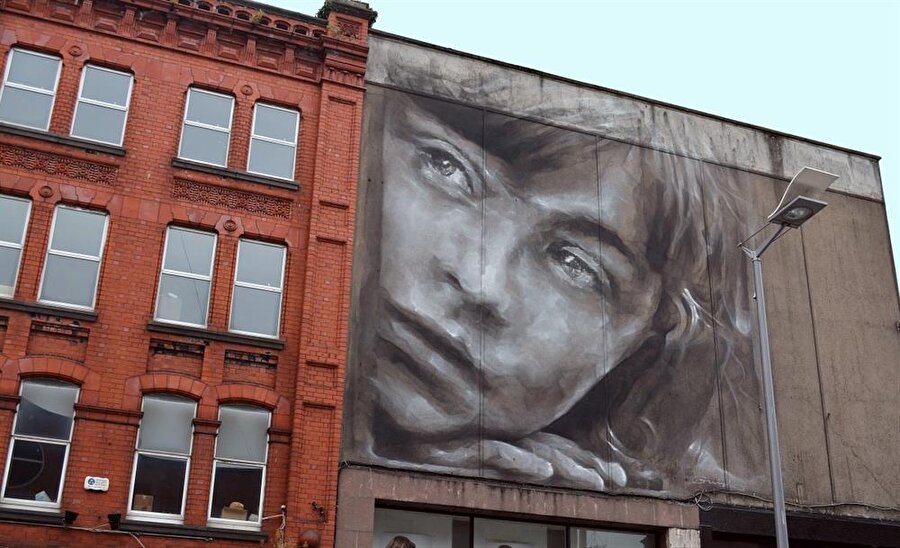 Guido van Helten’in bir çalışması.