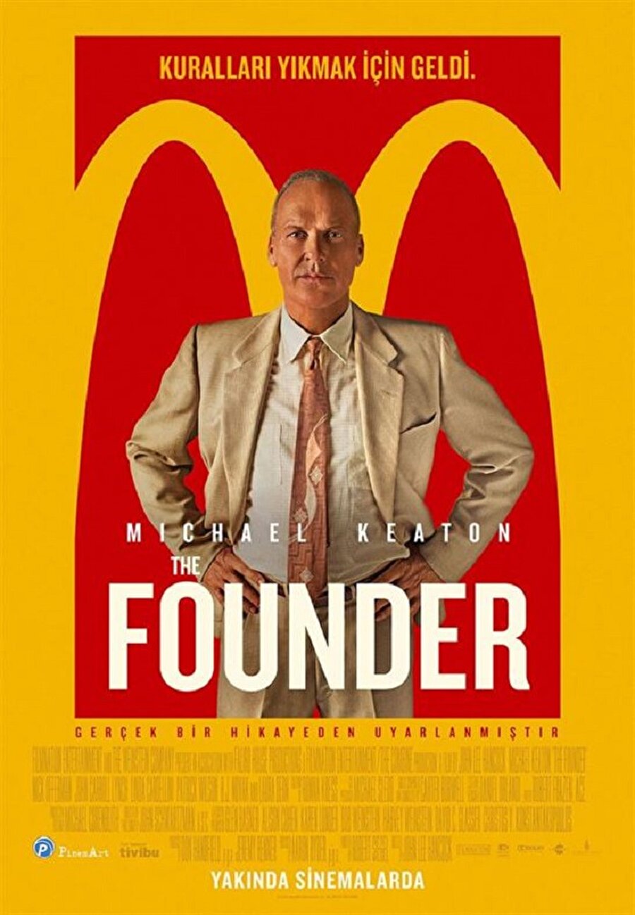 The Founder
Konusu: John Lee Hancock'un yönetmenliğini üstlendiği ve Michael Keaton'ın başrolünde olduğu The Founder, ünlü fast food zincirinin kurucusu Ray Kroc'un hikayesini anlatıyor.
