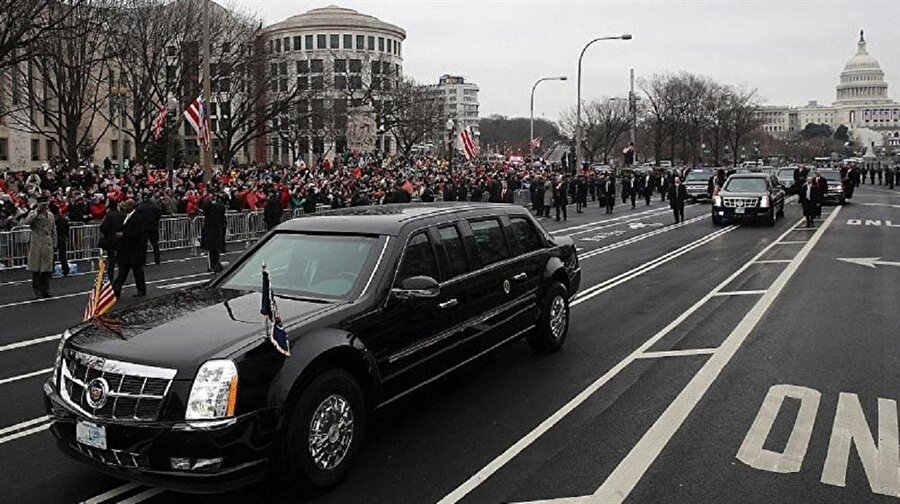 Trump'ın 5.5 milyon TL'lik makam aracı.