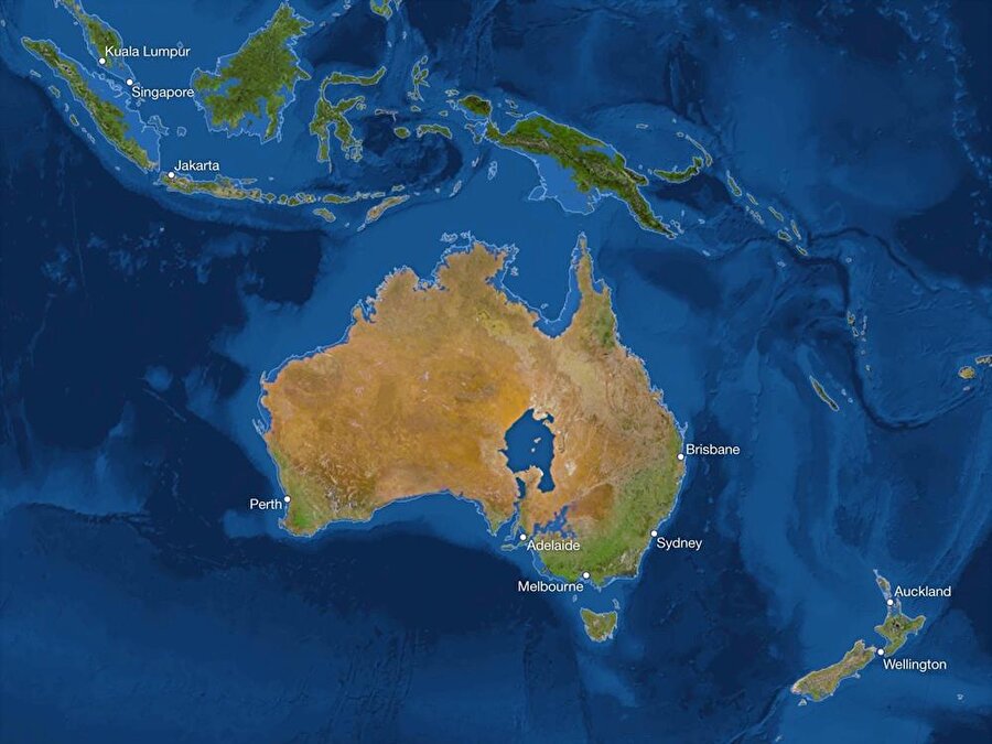 Avustralya'nın iç kesimlerinde büyük bir göl oluşacak ve bazı bölgeler sular altında kalacak.