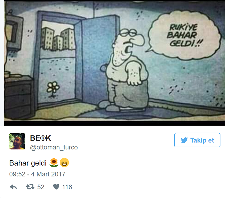 Baharın gelişini müjdeleyen tweetleriyle 12 mutlu insan