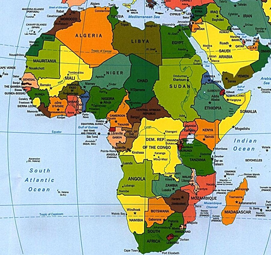 Moritanya İslam Cumhuriyeti, kuzeybatı Afrika'da yer alıyor.