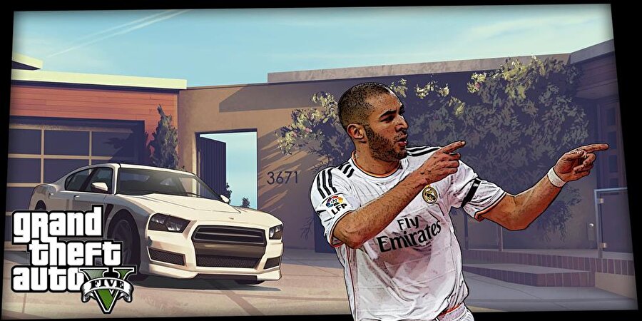 Karim Benzema

                                    
                                    
                                    
                                    
                                    Real Madrid'in yıldız forveti ise dünyaca ünlü macera oyunu Grand Theft Auto sevdalısı.
                                
                                
                                
                                
                                
