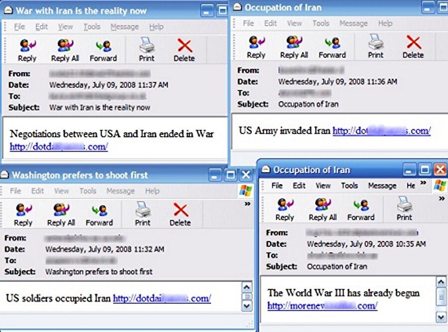 Storm Worm
(Yukarıdaki resimde söz konusu virüsün gönderdiği maillerden örnekler yer alıyor)

 2007 yılında ortaya çıkan bu zararlı yazılım, 'Müslümanlar ve Hristiyanlar' arasında savaş başladı gibi sahte haber başlıklarıyla yayılıyordu. Aslında bir trojan olan yazılım bilgisayarların uzaktan kontrol edilmesini sağlıyordu. Şimdiye kadar storm worm'dan 1.800 e-posta etkilendi. 

 2006 sonlarında bilgisayarları vuran Storm virüsüne bu ismi halk verdi, çünkü virüsü taşıyan e-postaların konu bölümünde “230 dead as storm batters Europe” yazıyordu. Ancak 2001 yılında ortaya çıkan “W32.Storm.Worm.” adında bir virüs daha olduğu için antivirüs firmaları Storm ismini kullanmadı. Symantec firması “Peacomm”, McAfee ise “Nuwar” demeyi tercih etti. Storm solucanı “Truva atı” denilen virüsler sınıfındaydı ve birkaç versiyonu vardı. Virüsün bir versiyonu, bulaştığı bilgisayarı zombi haline getiriyordu. Yani bu bilgisayar hackerlar tarafından uzaktan kontrol edilerek başka web sitelerine saldırı için kullanılabiliyordu. Bir diğer versiyonu ise bulaştığı bilgisayarı bot yapıyordu. Böylece o bilgisayar hacker tarafından istenmeyen e-postaların (spam) gönderilmesine aracılık ediyordu.