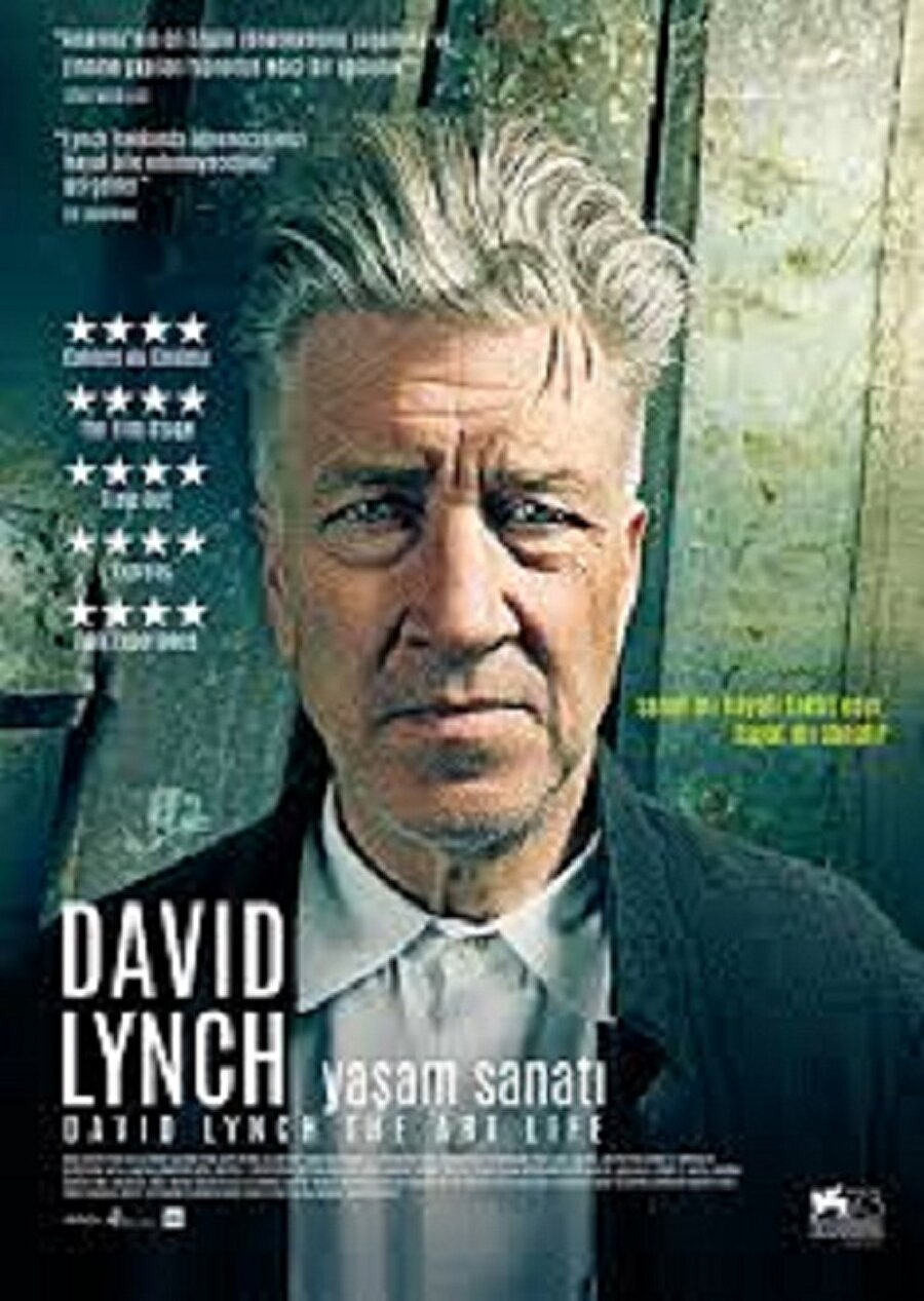 David Lynch: Yaşam Sanatı / Jon Nguyen - Rick Barnes
Konusu: ABD ve Danimarka ortak yapımı "David Lynch: Yaşam Sanatı" adlı belgesel film, izleyiciyi, 4 Oscar adaylığı bulunan efsanevi yönetmen "David Lynch"in, Amerika'da küçük bir kasabada başlayan çocukluk hayatından sanatla tanışma dönemine doğru bir yolculuğa çıkarmayı amaçlıyor.