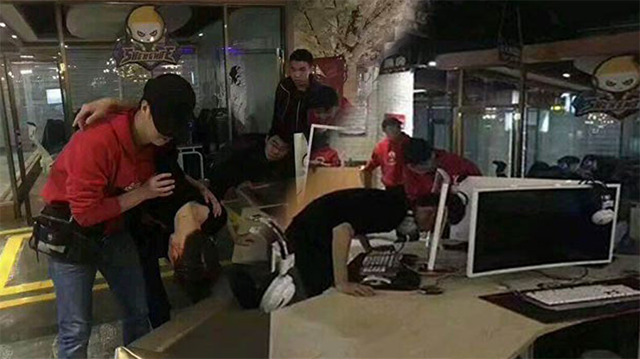 Oyuna sinirlenip monitöre kafa attı: Hayatı karardı!