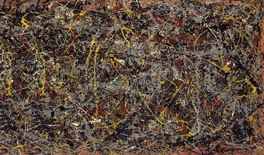 No. 5, 1948 (Türkçe: No: 5, 1948)

                                    Dünyanın en pahalı resminin altında 20. yüzyıl sanatının en önemli isimlerinden biri olan, soyut dışavurumcu ABD'li ressam Jackson Pollock'ın imzası yer alıyor. Pollock, boya karıştırma, fırça kullanımı gibi alışılagelen resim tekniklerini, uygulamalarını bir kenara atarak kendi icadı damlatma tekniğiyle resimler yapıyordu. 

Sanatçının dünyaca ünlü "No: 5" tablosu 2006 yılında 140 milyon dolara Meksikalı işadamı David Martinez tarafından satın alındı.1948 tarihli tabloyu Pollock, Long Island'daki stüdyosunda yapmış. Pollock, boya karıştırma, fırça kullanımı gibi alışılagelen resim tekniklerini, uygulamalarını bir kenara atarak kendi icadı damlatma tekniğiyle resimler yapıyordu. Yere serdiği dev boyutlardaki tuval bezlerine hareketlerle boyayı damlatıyor, fırlatıyordu. 1.2 x2.4 metre ebatlarındaki “No: 5”i bu teknikle ortaya koymuş sanatçı. Resmin üzerindeki her bir boya bir hareketin, şiddetin, haykırışın sembolü gibi adeta. Pollock'ın sanat tarihine kattığı bu teknik, beden sanatı, süreç sanatı, performans, fluxus, happening gibi birçok akımın da temellerini oluşturdu.
                                