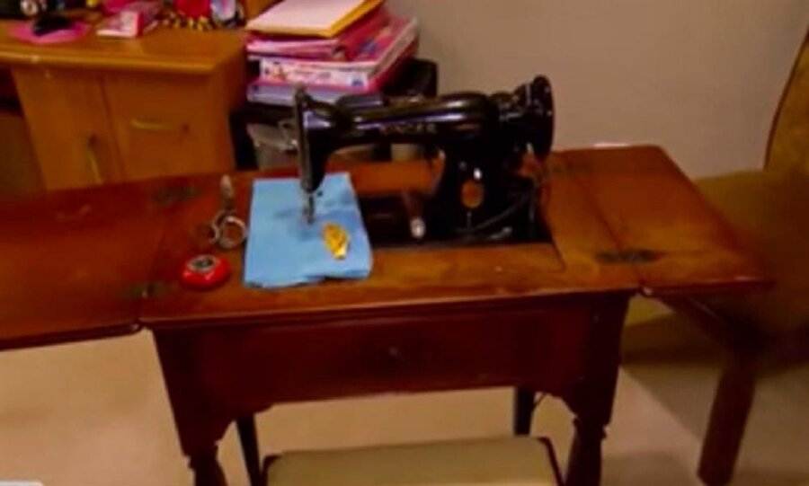 Halasından eski dikiş makinesi miras kaldı, bir günde hayatı değişti
