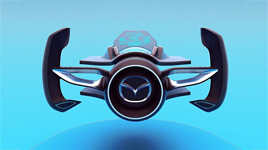 Dört adet elektrik motorunun yer verildiği konseptin dış tasarımı kadar sahip olduğu direksiyon teknolojisi de oldukça iddialı. Üzerinde bulunduğu düğmeleri sanal olarak ayarlanabilen direksiyon göstergeleri ve yapısı itibarıyla da dış hatları tamamlayacak bir yapıya sahip. Kaynak: Log