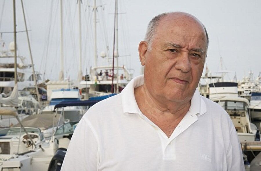 71 milyar $ serveti bulunan Amancio Ortega konfeksiyon devi Inditex'in sahibi.